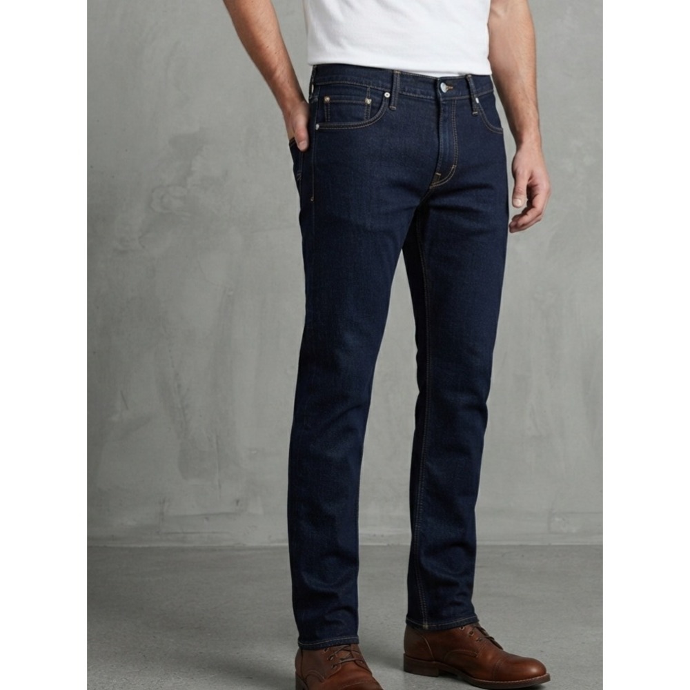 Levi's Indigo Dark Wash WaterLess Slim Fit 511 Jeans 31x30